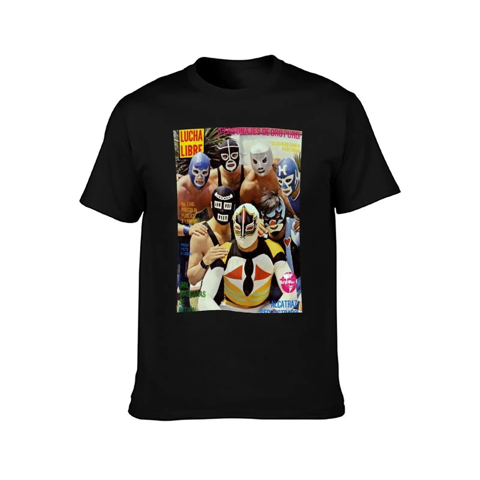 Lucha Libra Group Shot T-Shirt High Quality Durable T-Shirt