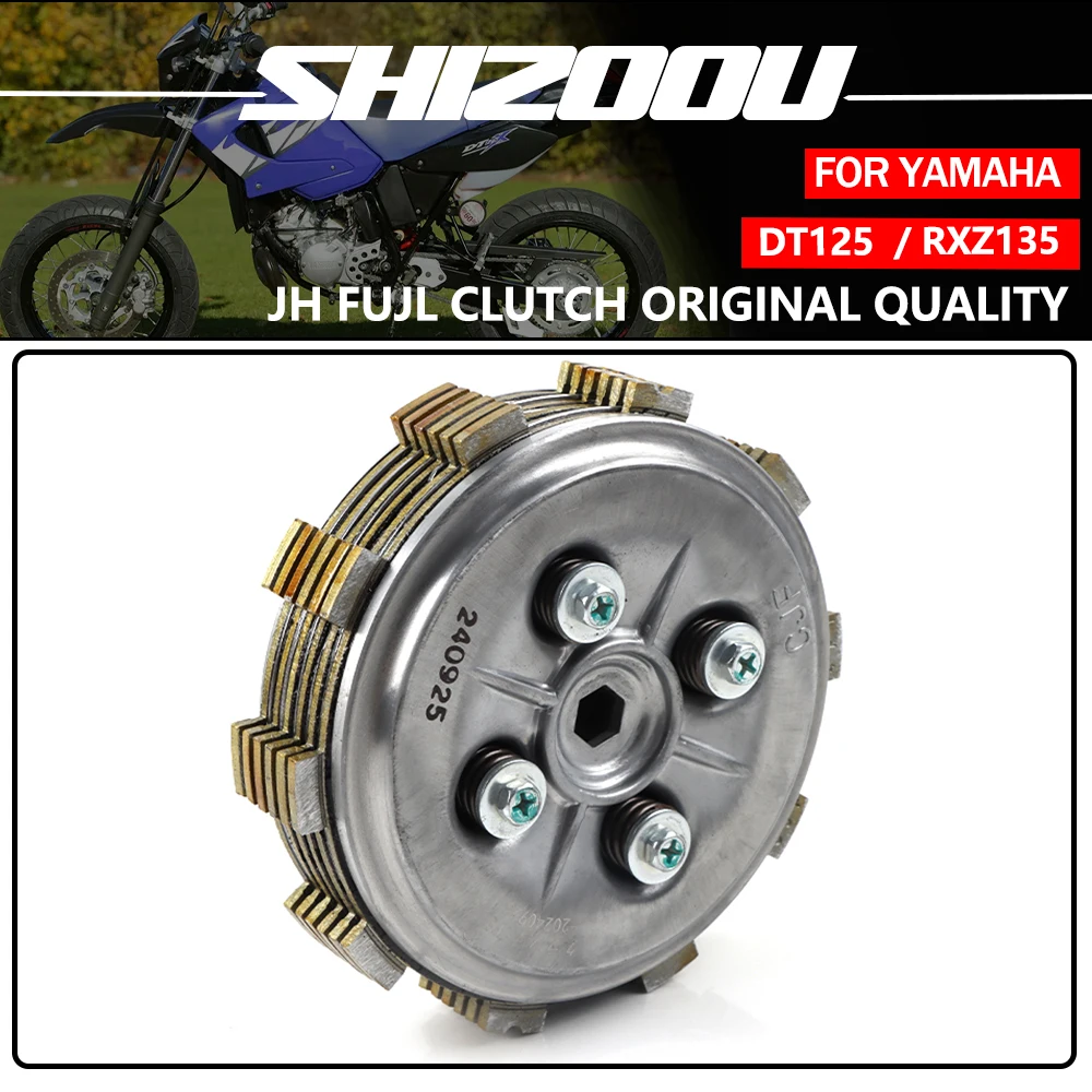 Para YAMAHA DT125 DT 125 rx z135 RX-Z135 rxz135 piezas de embrague de motocicleta configuración completa de embrague conjunto de tambor Kit de placas de fricción