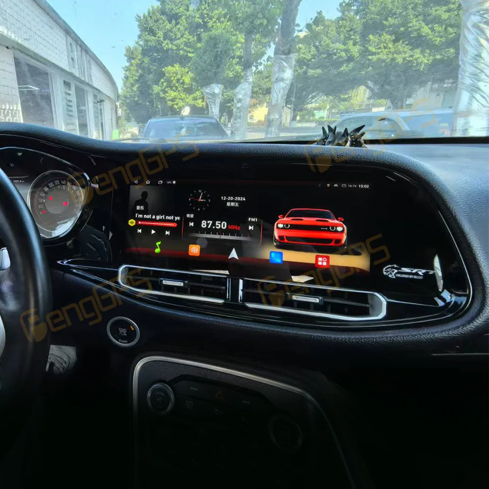 For Dodge Challenger 2010–2024 Android Car Radio Multimedia Video Wireless Carplay Autoradio Stereo GPS Navigation Head Unit