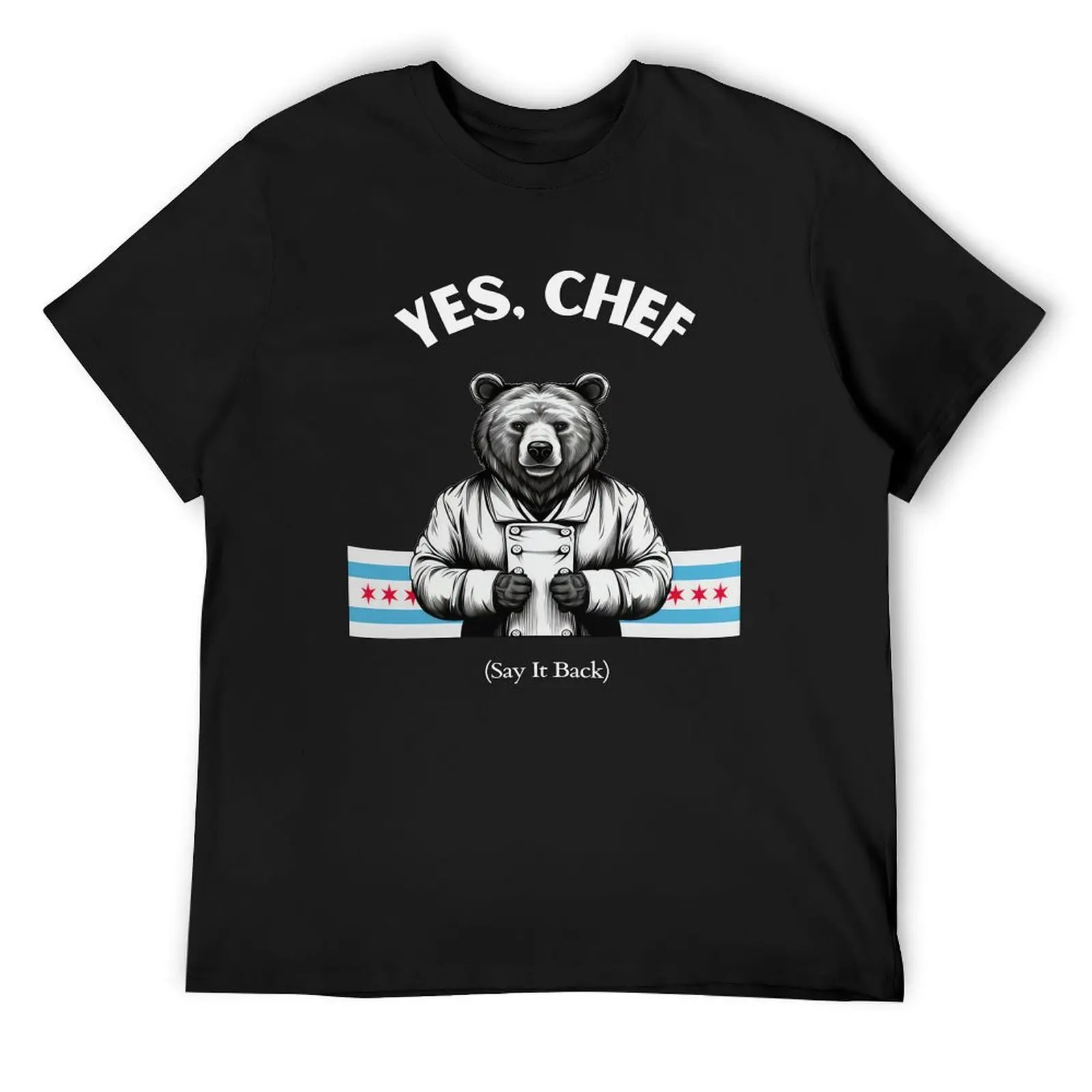 

The Bear Tv Show Yes Chef T-Shirt oversized graphic tee graphics oversized t shirt fruit of the loom mens t shirts