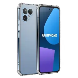 TPU Transparent Phone Case for Fairphone 6 5 Fairphone5 Protective Cover Four Corners Shockproof Fundas Capa