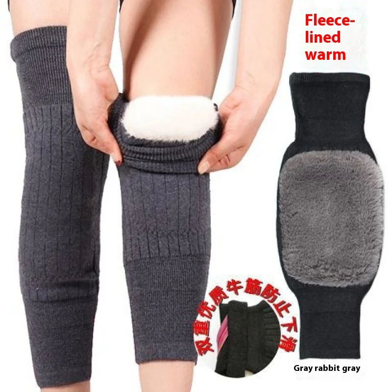 2025 New Winter Velvet Thickened Warm Riding Knee Pads, Anti Cold, Anti Freezing, Anti Falling, Old Cold Legs, Joint Protection