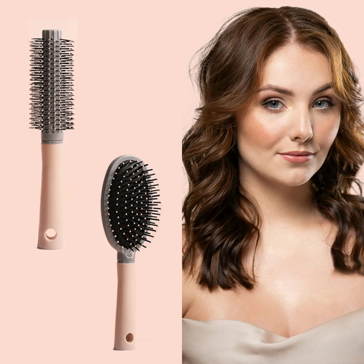 

3 Pcs Curl Define Styling Brush - Hollow out Detangling Hair Brush for Wet Curly Hair Barber Hairdressing Tool Shaping Curls