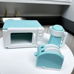 Machine l'inventaire de four à micro-ondes, modèle de scène F2, mini bouilloire, maison de courses, jouet de meubles de maison de beurre, JxMachine