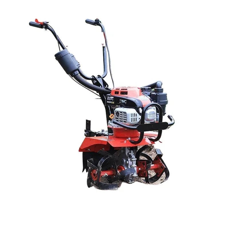 Power micro-tiller Multifunctional small rotary tiller Cultivated land mower Green onion trenching and potter planer
