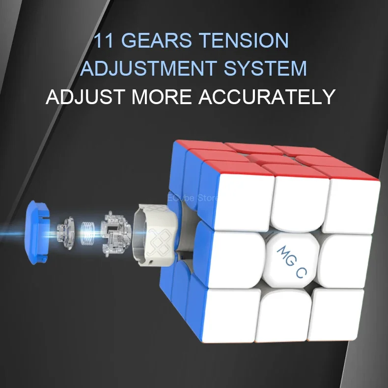 [ECube] YJ MGC EVO II 3x3 Core-Mag Professional Magnetic Magic Speed Cube Toy 3x3x3 Magnets Cubing Cubo Magico Educationa Toys