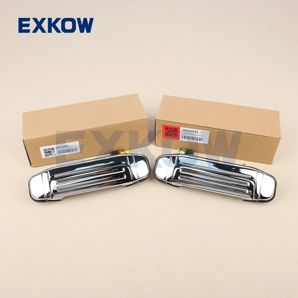 Silver Rear Door Outside Handle LH/RH for Mitsubishi Pajero Montero V33 V43 V44 V45 V46 MR313581 MR313582 MBPJ1-BA023