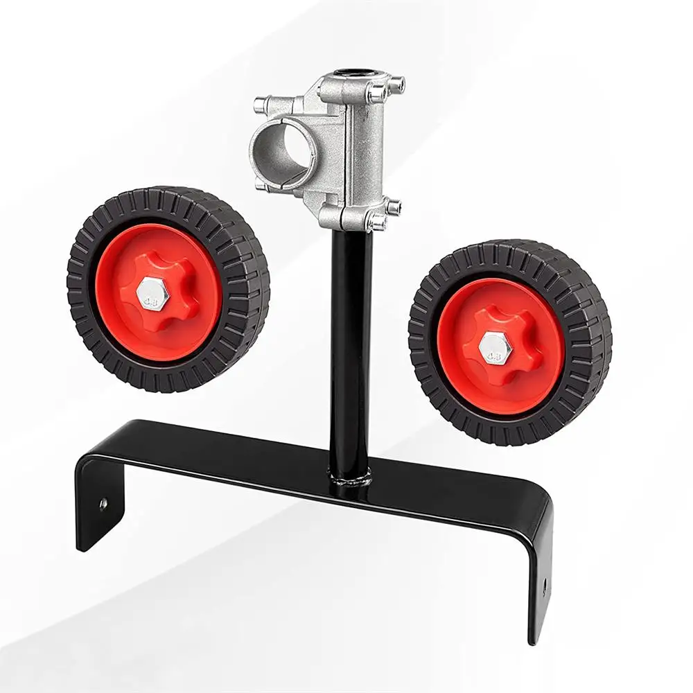 Imagem -03 - Lawn Mower Suporte Roda Weed Trimmer Rodas Auxiliares Corda Portátil Mower Attachment 26 Mm28 mm Ajustável