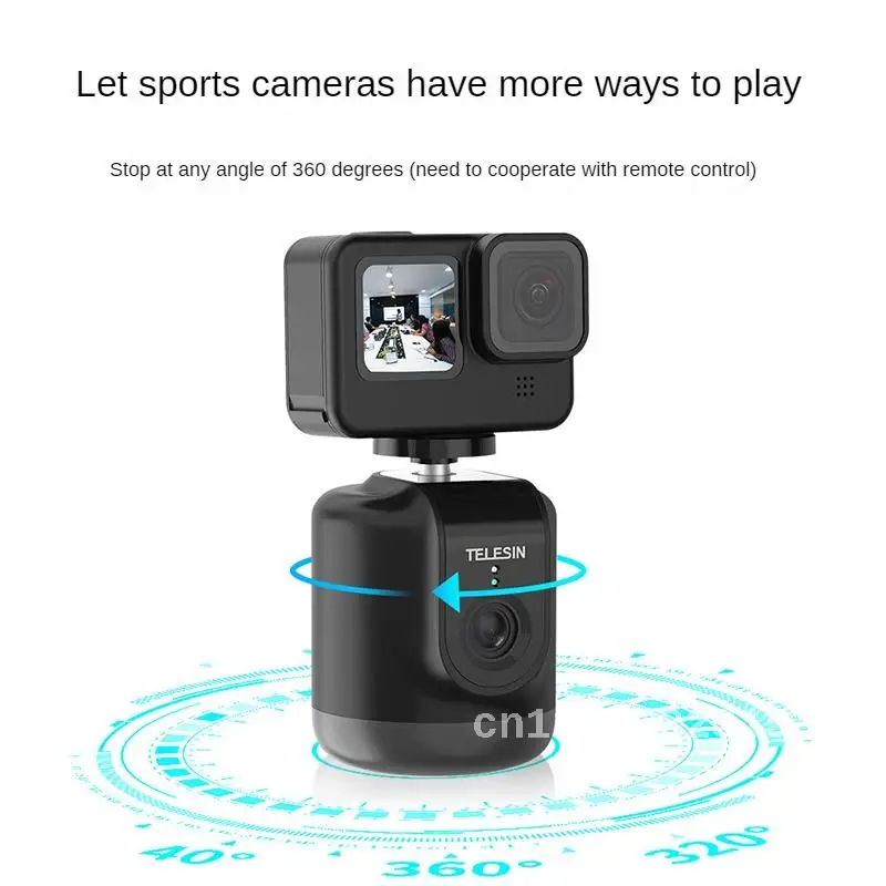 

360 ° intelligent tracking gimbal camera AI facial recognition accessories suitable for sports cameras, mini DSLR phones