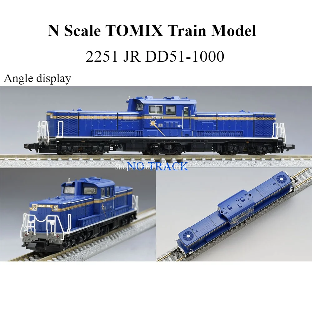 N Scale TOMIX Train Model Diesel Locomotive 2251 JR DD51-1000 Type JR Hokkaido Color Matching Big Dipper Sand Table Display