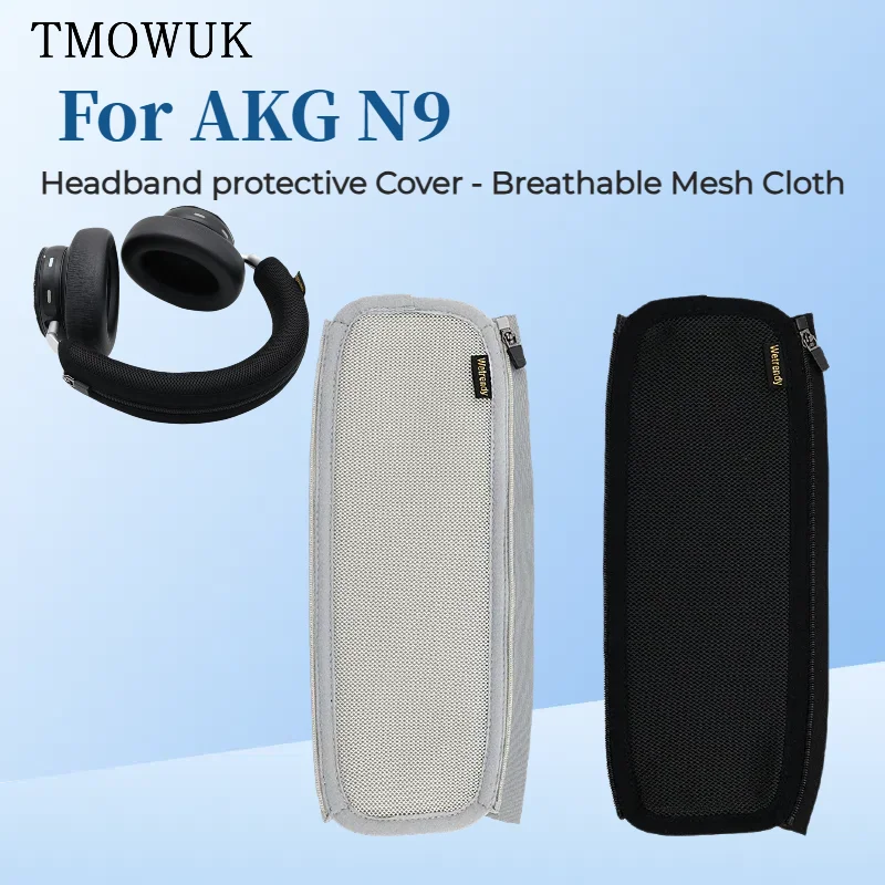 

Headphone Head Beam Cover for AKG N9 Headset Protective Case Headband Protector Sleeve Breathable Mesh Cloth Zipper
