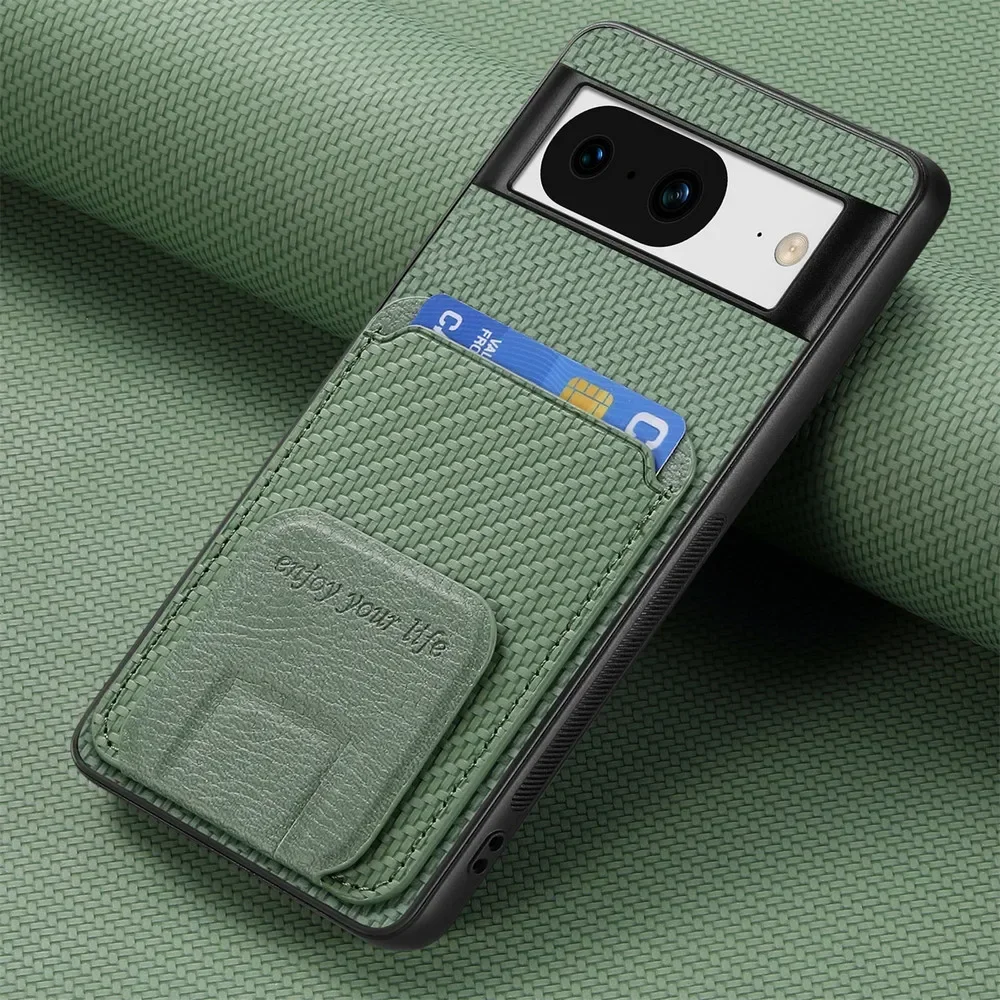 

Pixel 9 Pro XL 6A 7A 8A 9A 5G Luxury Case For Google Pixel 8 Pro Leather Card Stand Back Panel Cover Pixel 6 7 9 Pro Funda