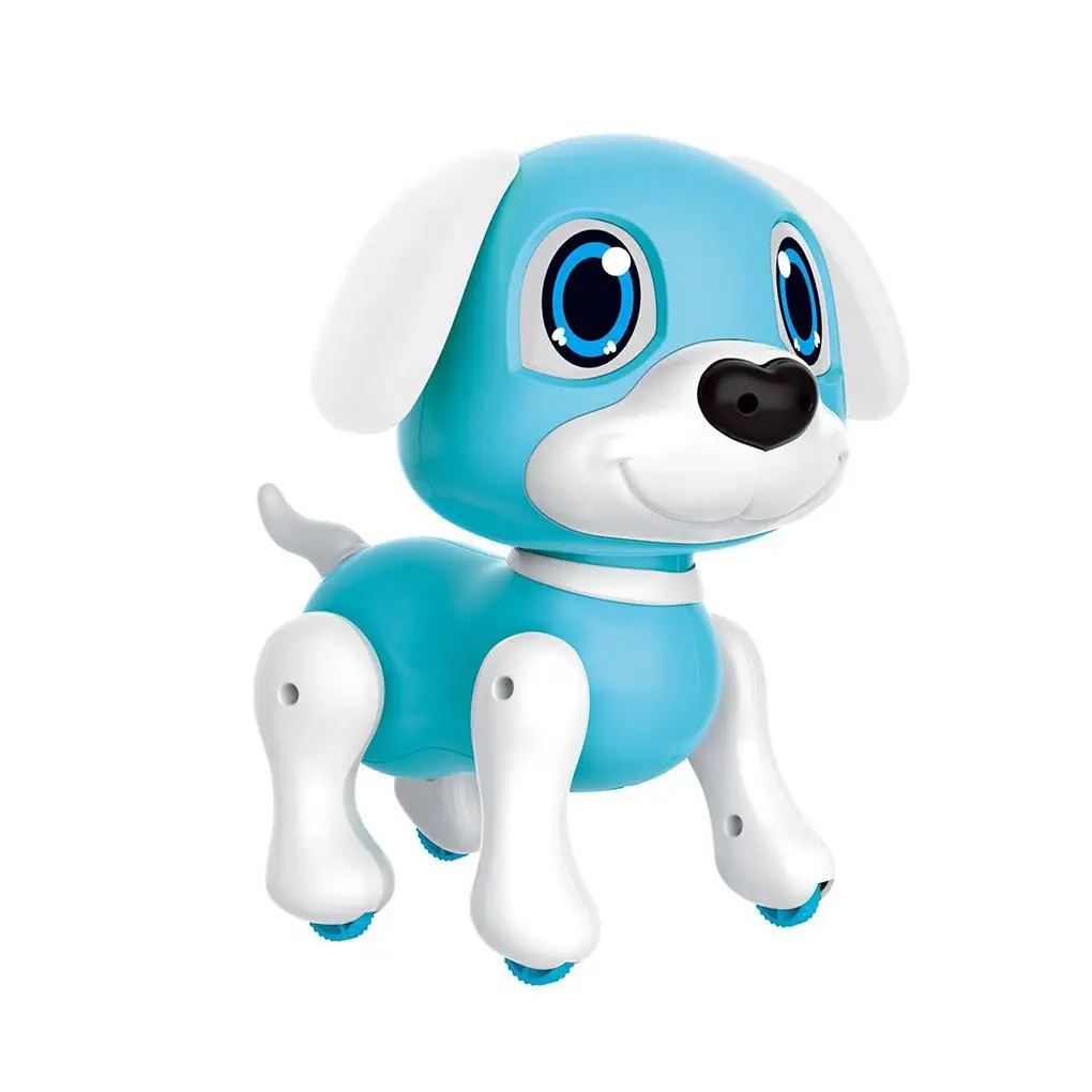 Giocattolo per cani Bambini Smart Pet Robot Cucciolo Sensore di gesti Evitamento ostacoli Batteria Robot per cani, Giallo