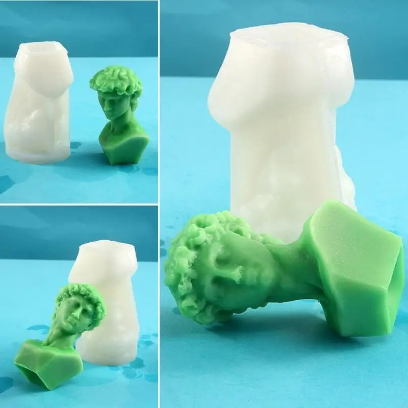 

R3MC Western Portrait Ornaments Resin Mold Plaster Silicone Mould