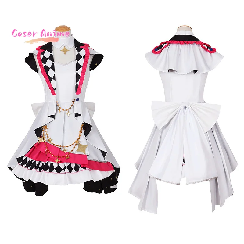 لعبة مشروع Sekai المرحلة الملونة! Kagamine Rin أزياء تنكرية موحدة للهالوين كرنفال حفلة عيد الميلاد لعب الأدوار الملابس Clo