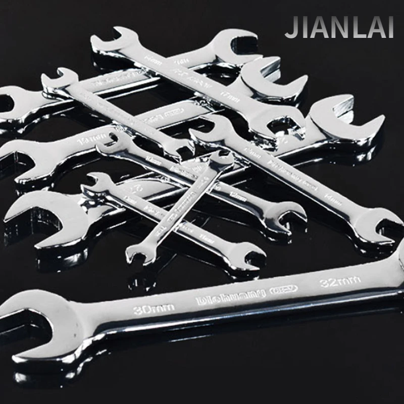 Llave combinada hexagonal de extremo abierto para tuercas