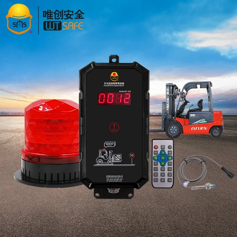 Industrial Warehousing Safety Forklift Speed Governor Limiter Over Speed Alarming for Driving Security