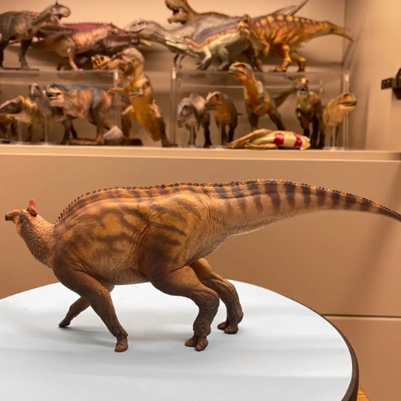 Genuine Edmontosaurus Dinosaur King Model 80 Growth Companion Action Figure Static Animal Model Decorative Toy For Children Gift