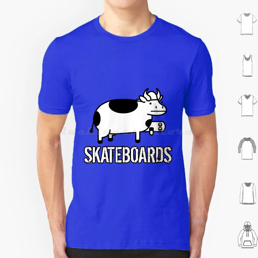 Skateboards Cow Option 1 T Shirt Cotton Men Women Diy Print Asdf Cartoon Animation Beep Sheep Asdfmovie Meow Cow Skateboards