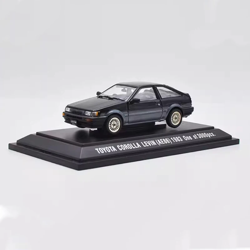 Diecast 1:43 Scale Toyota Corolla Levin (AE86) 1983 Simulation Alloy Car Model Static Display Collectible Toy Gift Souvenir