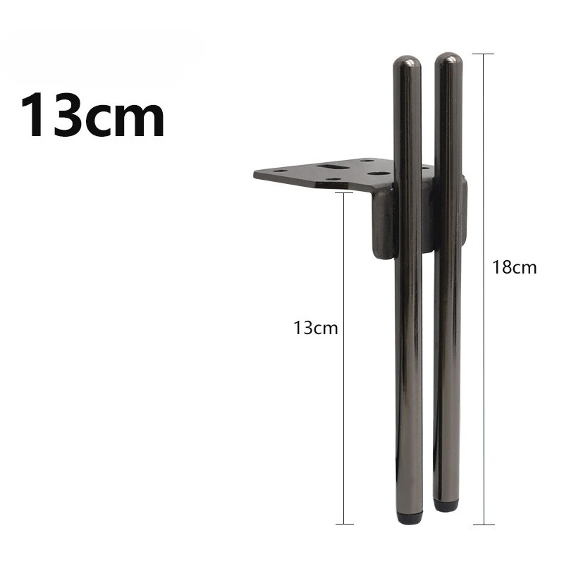 ขาเฟอร์นิเจอร์ 4 ชิ้น ความสูง 13/15/18 ซม. ขาเฟอร์นิเจอร์โลหะสำหรับโซฟา โต๊ะกาแฟ ตู้ เฟอร์นิเจอร์ DIY ขาเฟอร์นิเจอร์สำรอง