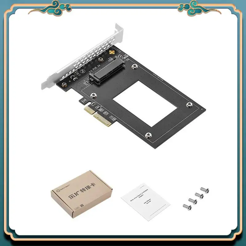 

ABJG-PCIE4.0 To U.2 True Speed 7000MB Expansion Card Expansion Card U2 Adapter Card Nvme Ssd Wire-Free Network Card IO-PCE8639-U