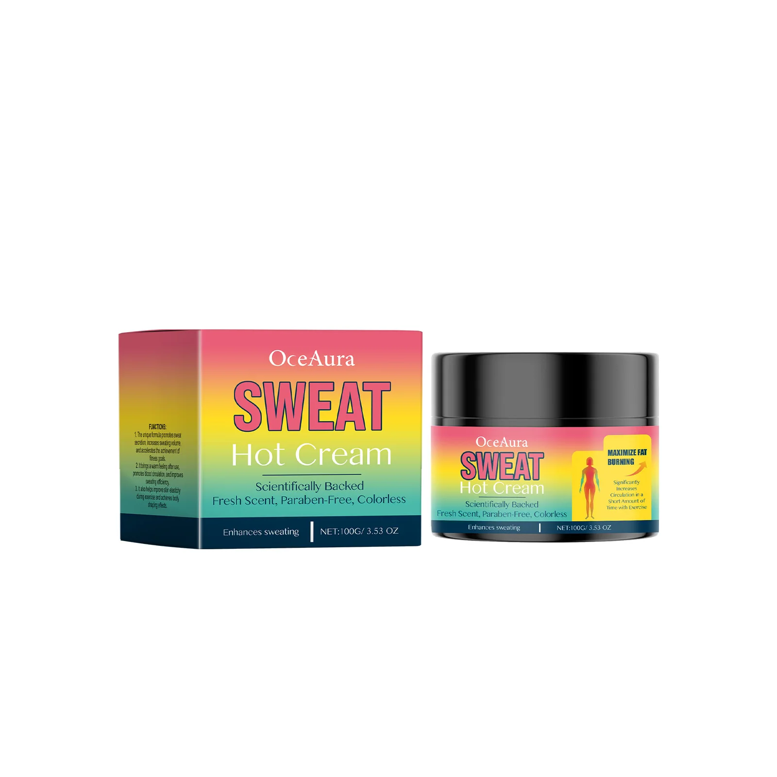

Professional Hot Cream - Muscle Warming & Sweat Activation Formula"