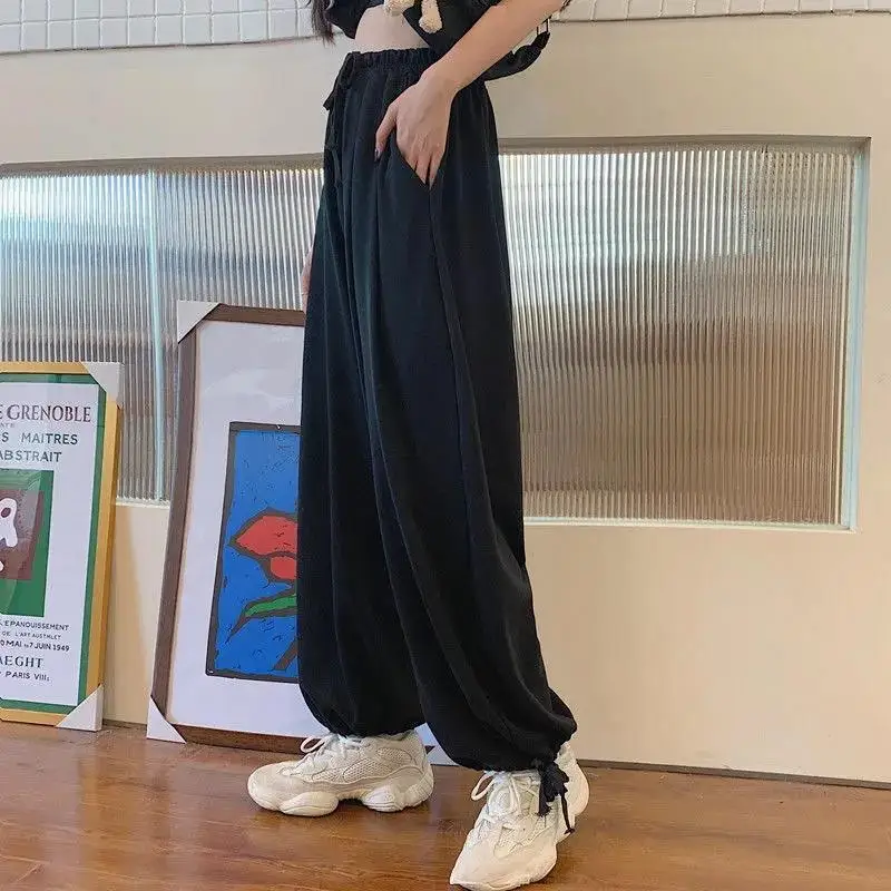 سراويل نسائية بسيطة وأنيقة بطول الكاحل، سراويل عصرية للمدينة ناعمة الملمس، طراز رسمي أنيق
