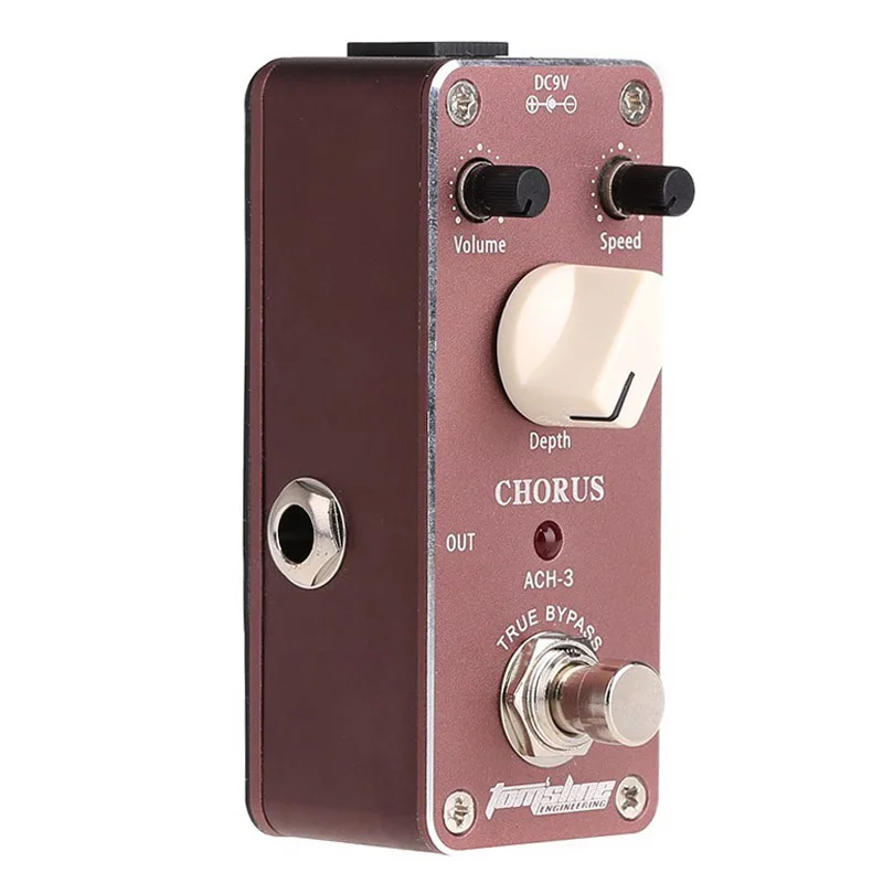 AROMA ACH-3 Guitar Chorus Effect Pedal Extremely Quiet Built-in Sound Processing System Guitar Pedal Guitar Parts & Accessories