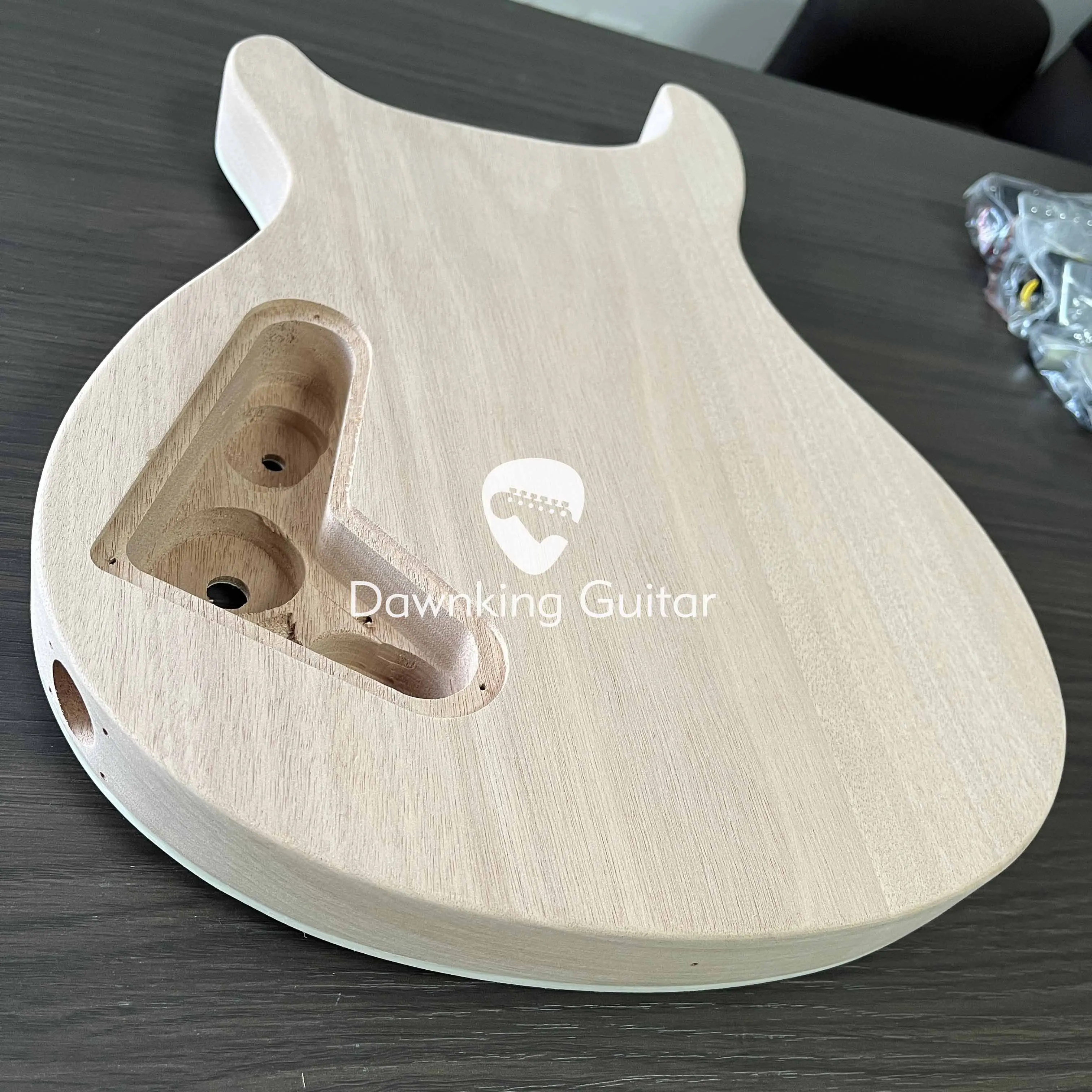 PRS نمط DIY مجموعات الغيتار الكهربائي الماهوجني الجسم والرقبة روزوود الأصابع شحن مجاني