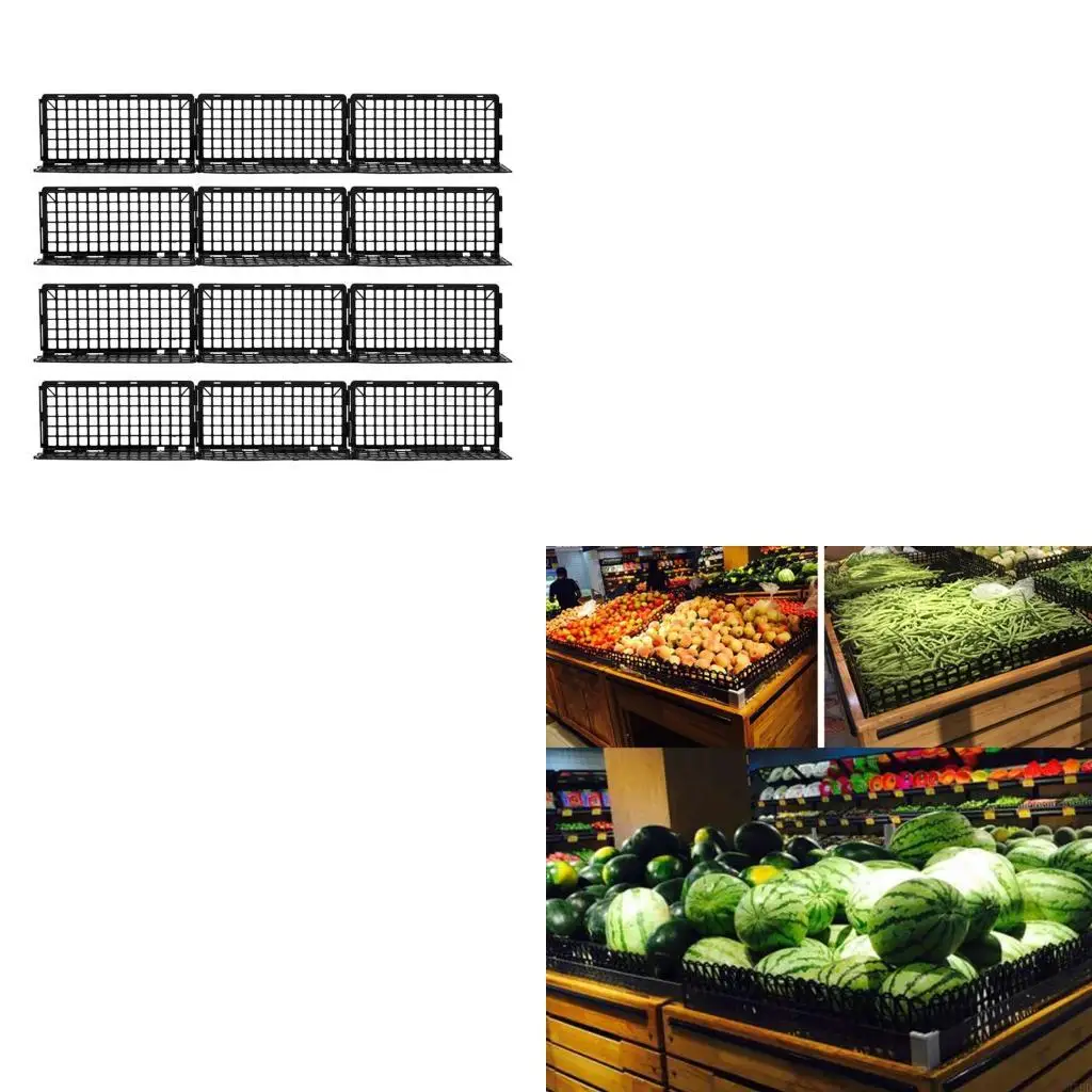 Plastic Barrier 12 Panels Pack Under Furniture Blocker Adjustable Under Bed Sofa Space Management Solution