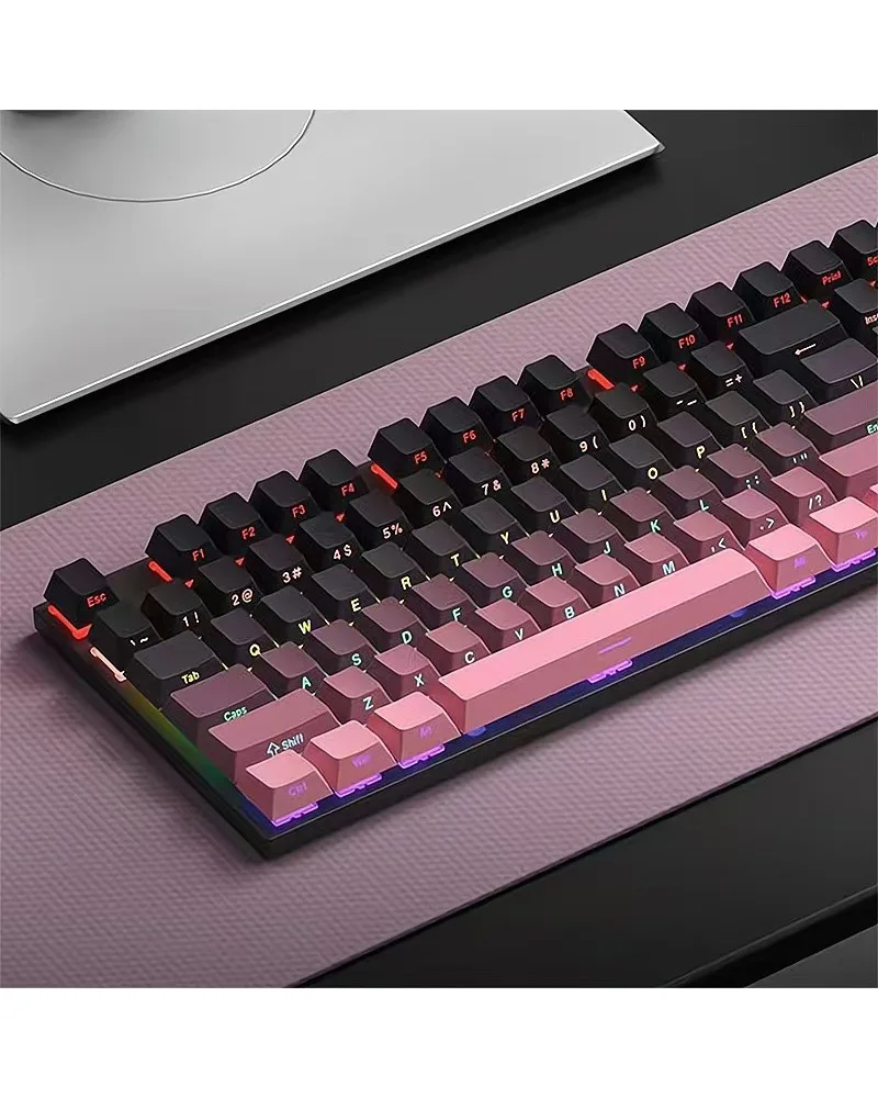 Keycap, light transmission PBT original highly creative two-color customized universal keycap side engraving