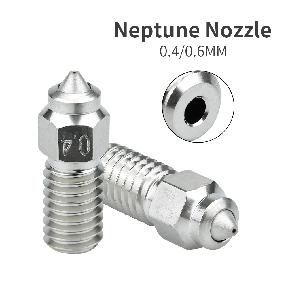 Bimetallic MY nozzle High Temperature Printing Harden Steel Copper Plated Bimetallic Nozzle for Neptune 4 Neptune 4 PRO