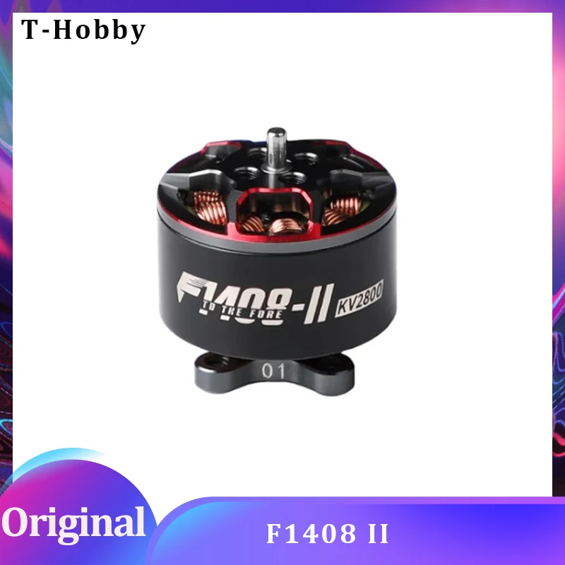

T-Hobby F1408 II Cinewhoop Motor 2800KV 4-6S 3950KV 3-4S Brushless Motor Light Motor Super Power for FPV 3-4inch Racing Drone
