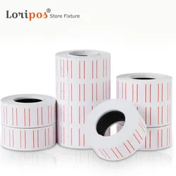 Retail One Roll Paper Colored Adhesive Price Sticker Price Label Refill For MX-5500 Price Tag Gun Lableller Counter Accessories