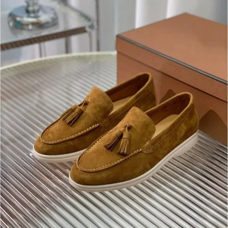 Casual Large Size Slip-On Bean Shoes Lightweight Comfortable Independent Station Cross-Border New Model Fashionable  Shoes