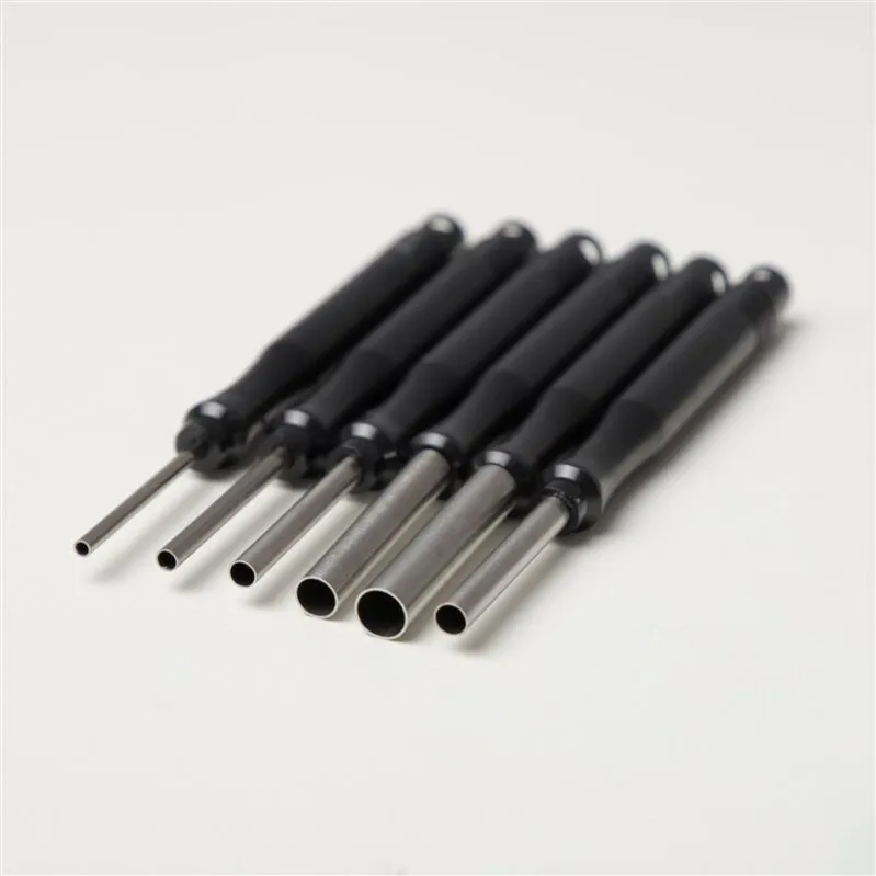 German Needle Remover Terminal Round Pointed Double-pin Aviation Plug Car Wiring Harness Terminal Disassembly Tool Push Pick