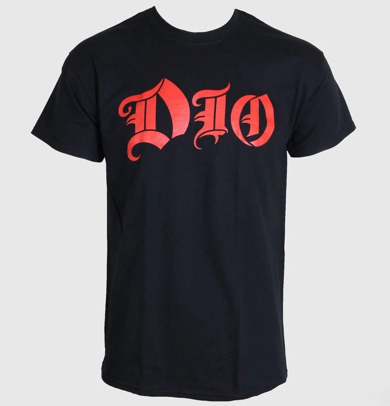 Dio - Logo Artistic Pattern Classic Heavy Metal Band T-shirt Casual Street Style Cotton T-shirt for Men and Women