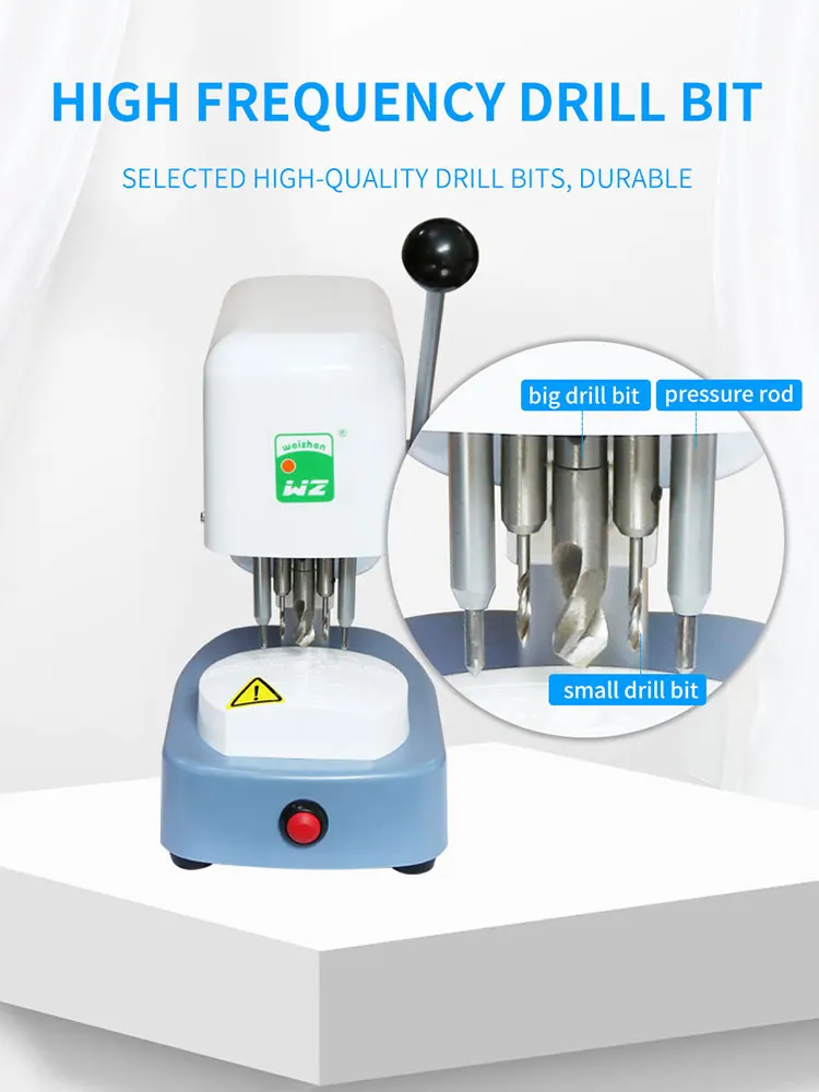 WZ-JP18 Pattern Drilling Machine High Quality Ophthalmic Instruments Three-hole Driller Optical Lens Drilling Machine