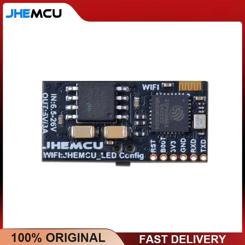 JHEMCU ESP8266 WiFi WS2812 LED Controller Module 5V 3A BEC for FPV RC Drone Quadcopter DIY Parts