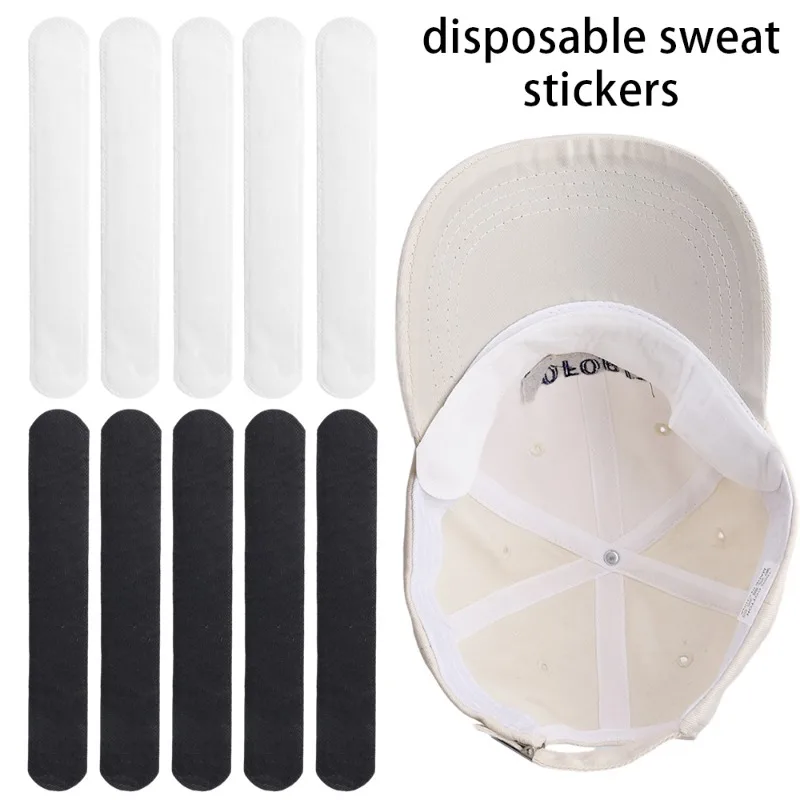 Cap Sweat-absorbing Patch Collars Anti Stain Paster Clothes Breathable Tape Disposable Close Fitting Hats Brim Sweat Sticker