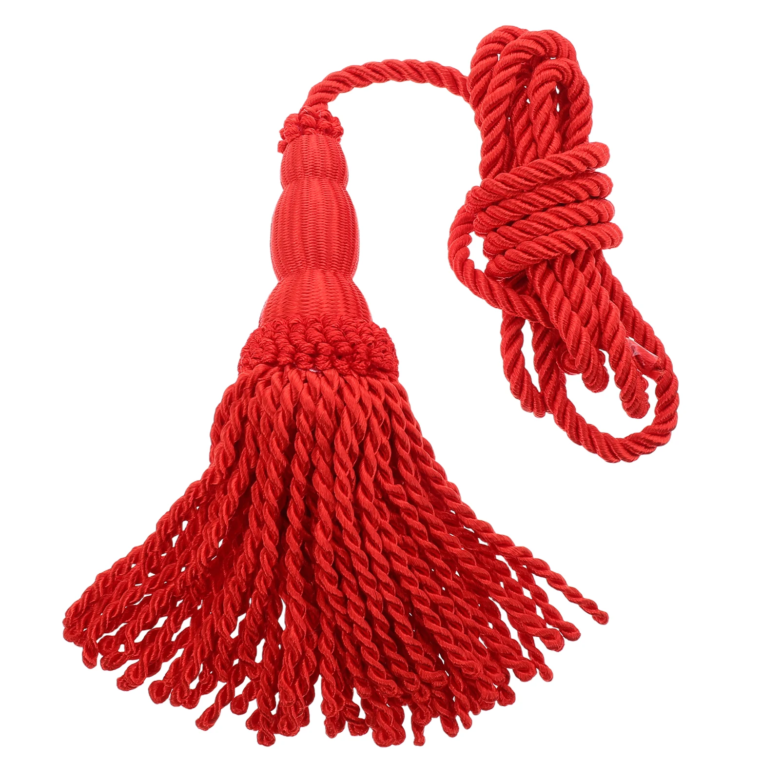 

1 Pair Tassel Rope Braided Cord for Wind Instrument Rope Decorative Bracelet with Wind Instrument Braiding Cord Red Pendant