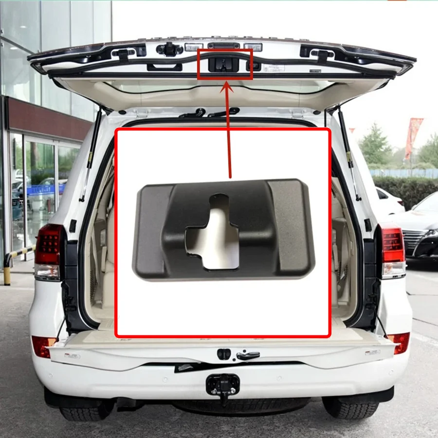 

1 шт., шарнирная крышка замка задней двери, багажник, багажник, подходит для Toyota Land Cruiser LC200 2007-2021, автомобильные аксессуары