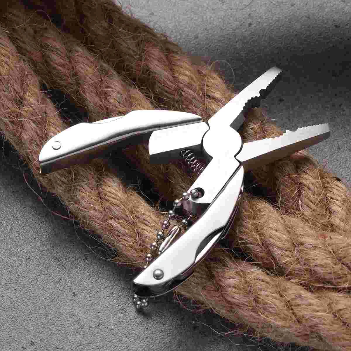 

Mini Multifunction Pliers Stainless Steel Hammer Wrench Pliers Tools Folding Pocket Tools Scarab