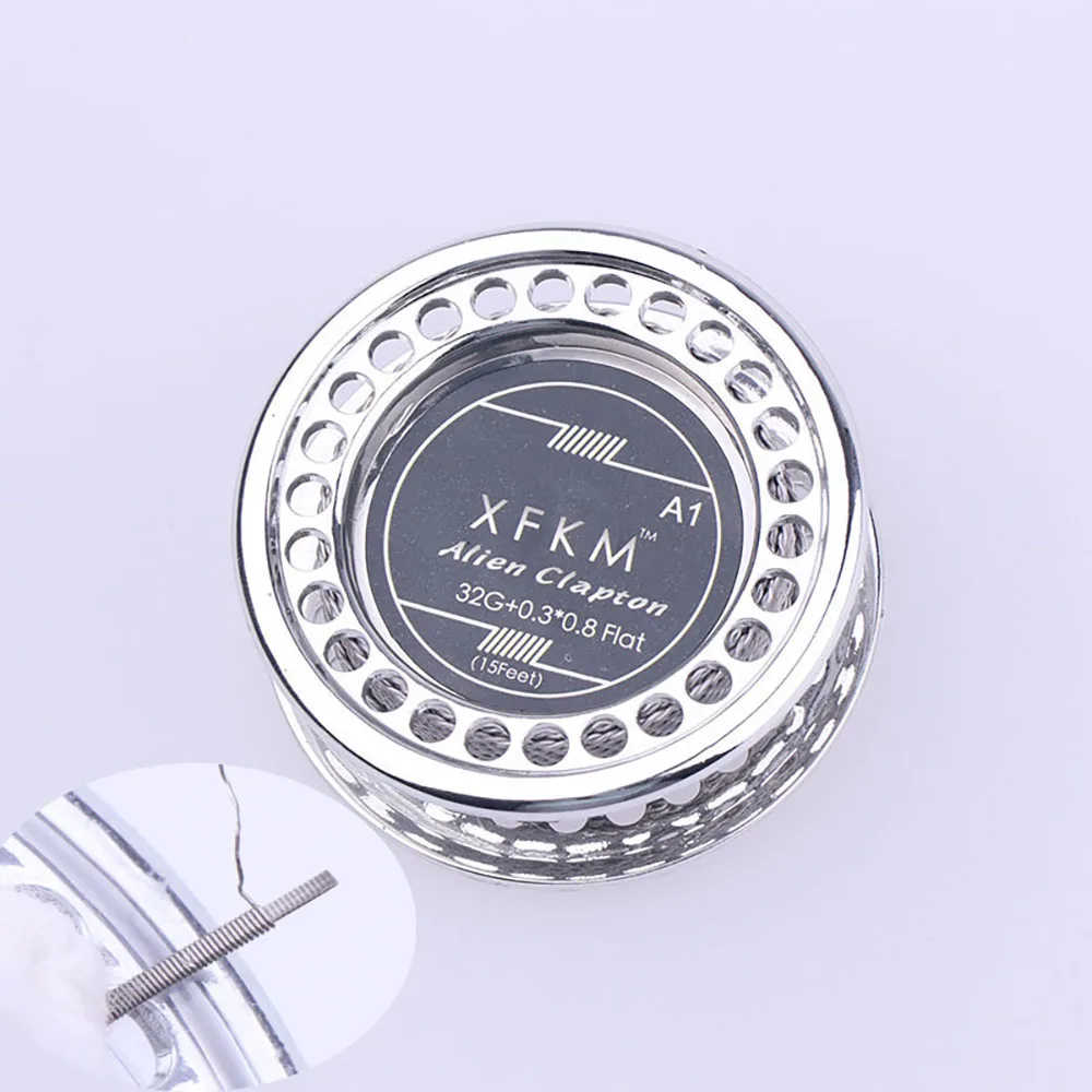 Original XFKM A1 5m/roll Alien fused Clapton for RDA RBA Rebuildable Heating Wires Coil Tool Alien Clapton Heating Wire