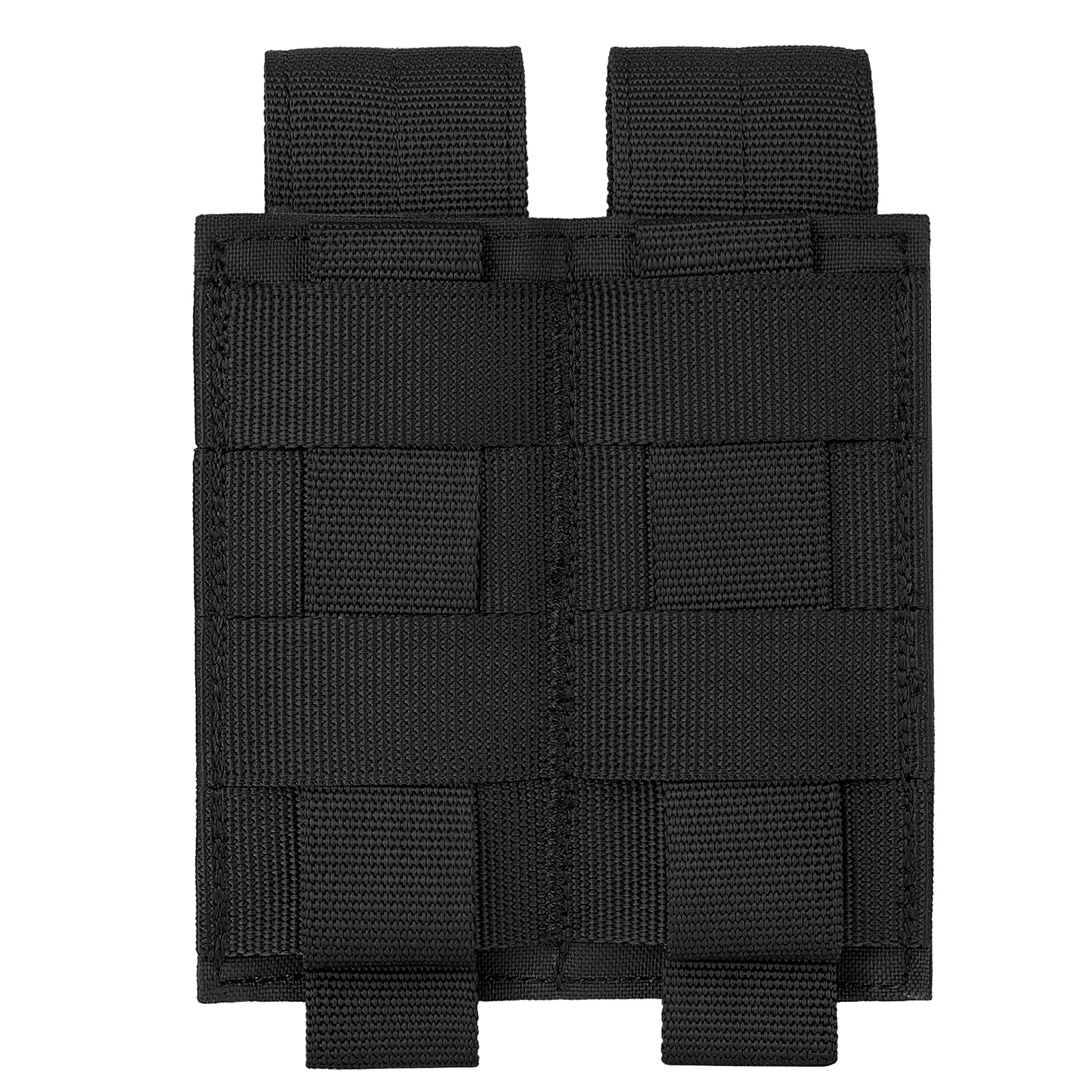 KRYDEX Tactical 9mm Double Mag Pouch Modular Single & Double Stack Pistol Mag Holder MOLLE Compatible Shooting Hunting Gear