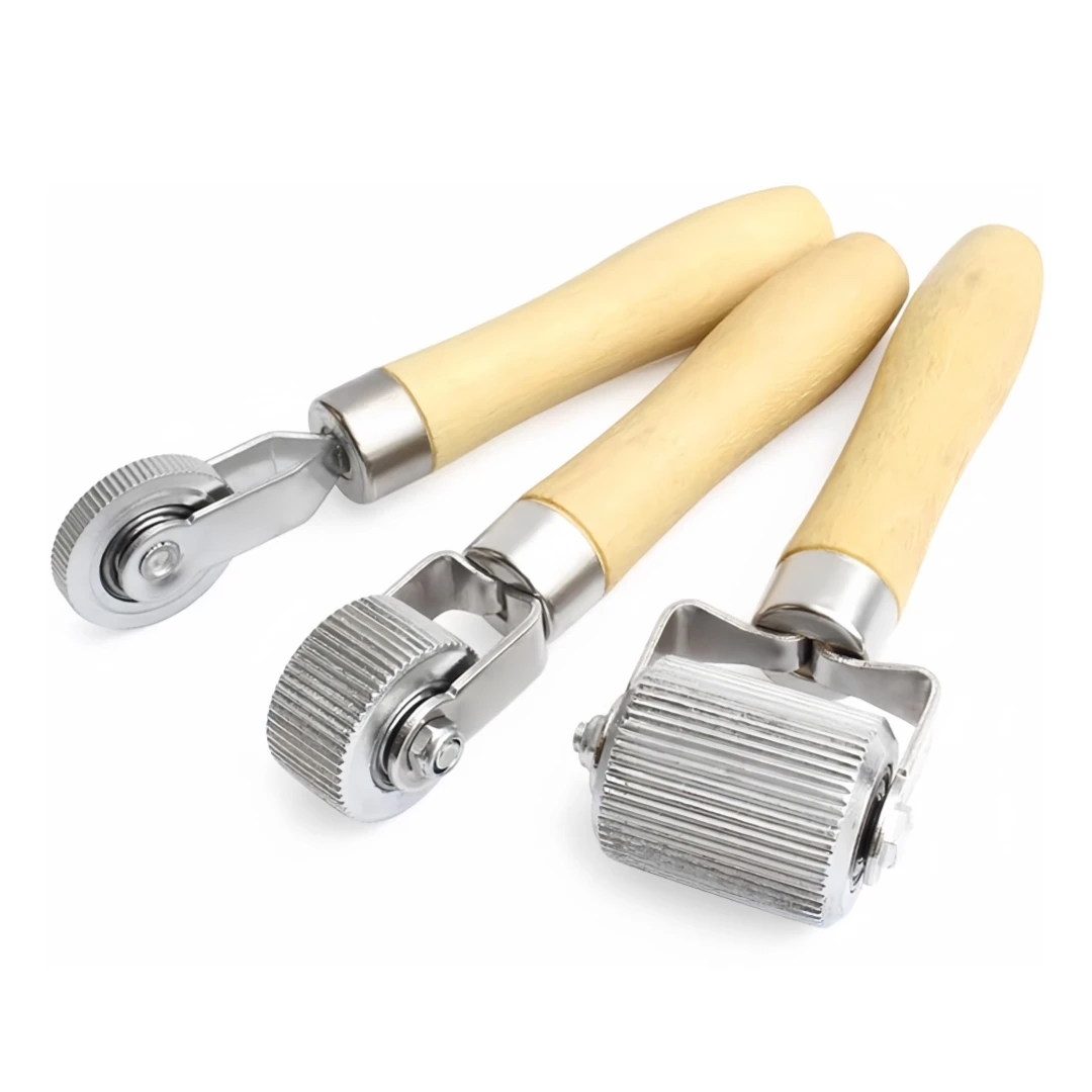 

Car Tire Repair Roller Wooden Handle Auto Patch Roller Car Audio Sound Deadening Application Roller Tool