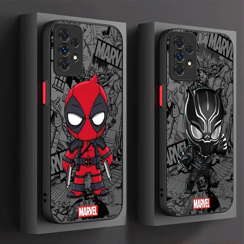 Anime Marvel Spider Man Soft Case For Samsung Galaxy A16 A53 A54 A34 A24 A06 A05 A05S A13 A23 A33 A73 A72 A52S A52 A32 A22 A12