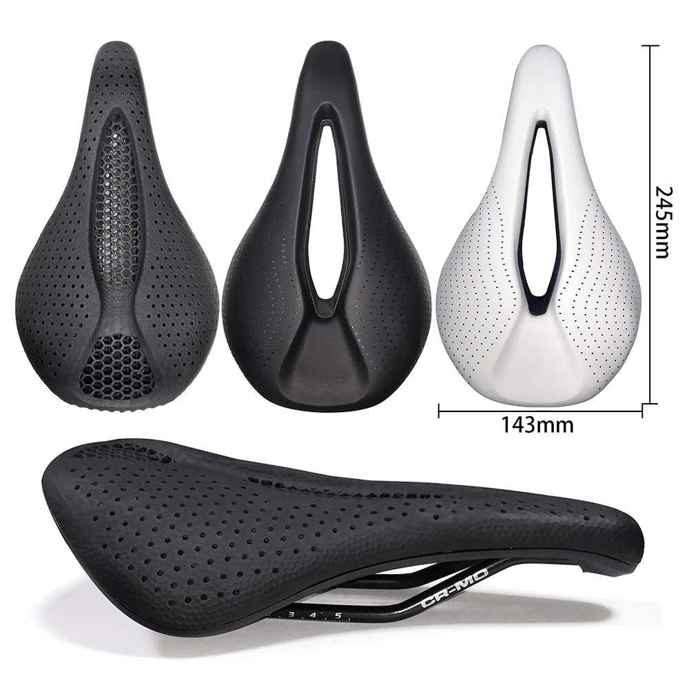 

General saddle road vehicle road bicycle seat hollow gel comfortable riding cushion sports 3d printing cushion