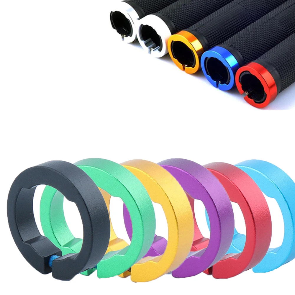 

22.2mm MTB Aluminum Alloy Cycling Accessories End Lock Rings Handlebar Lock Ring Bike Grips Fixing Ring Bicycle Grips Ring